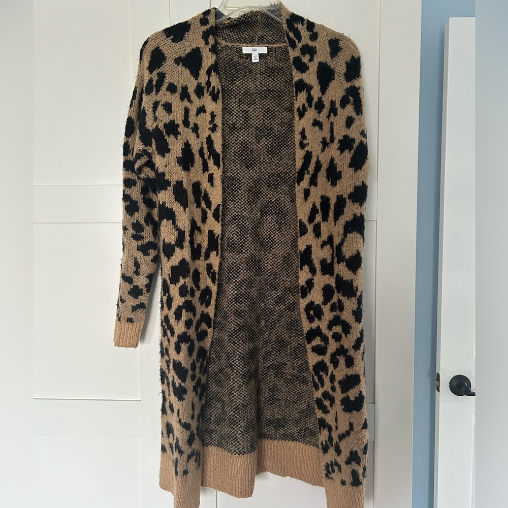 BP cardigan cheetah print. XXS